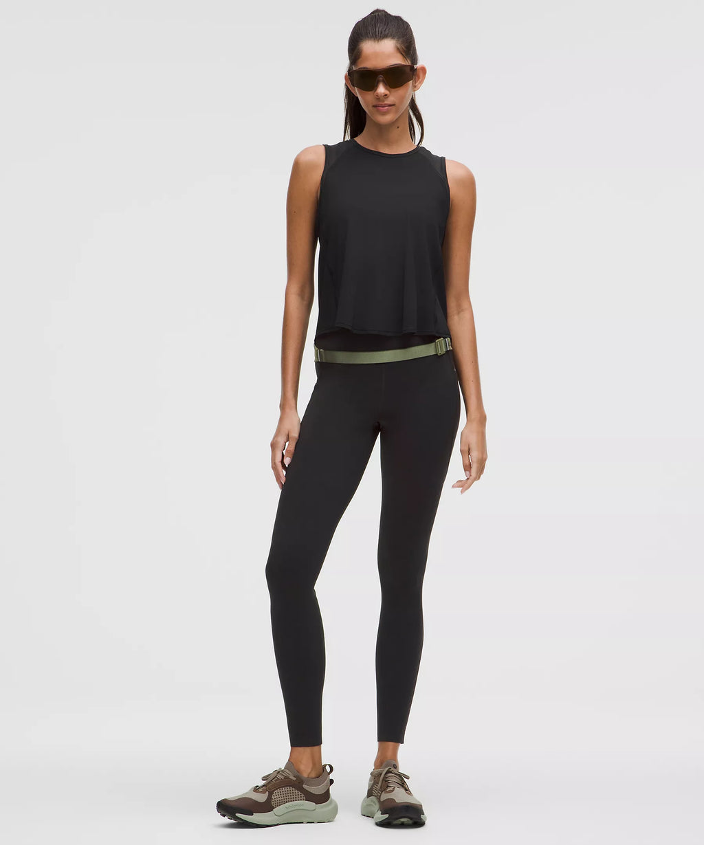 Lululemon Fast and Free High-Rise Fleece Tight 28 Inch - Black