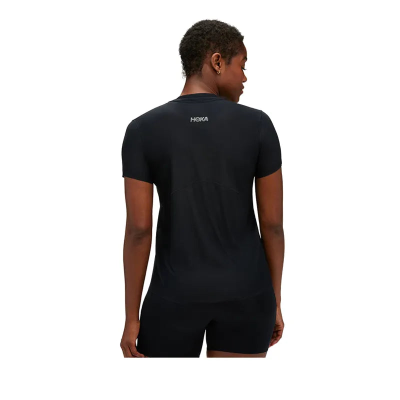 Hoka Airolite Running Short Sleeve - Black
