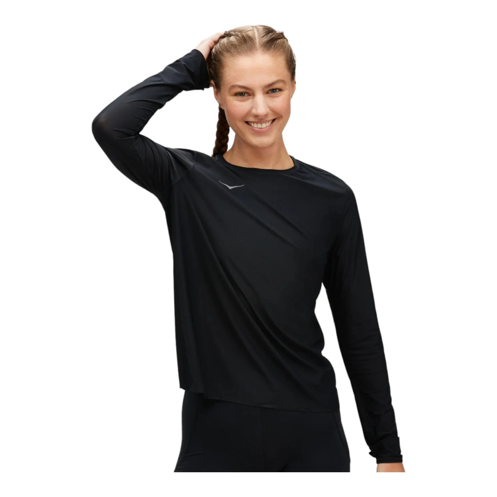 Hoka Airolite Running Long Sleeve - Black