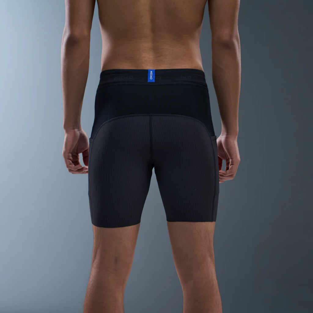 Nedao VelocityX 1/2-Length Pro 7-inch Men's Tights - Mountain Blue