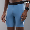 Nedao VelocityX 1/2-Length Pro 7-inch Men's Tights - Mountain Blue