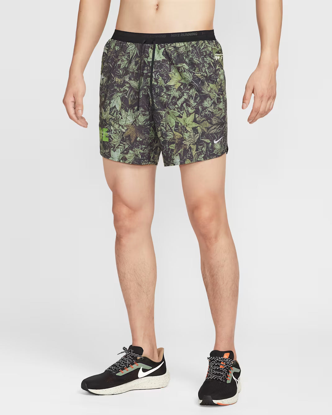 Nike Dri-FIT Stride 7 Inch Brief-lined Printed Men's Short - Green/Black