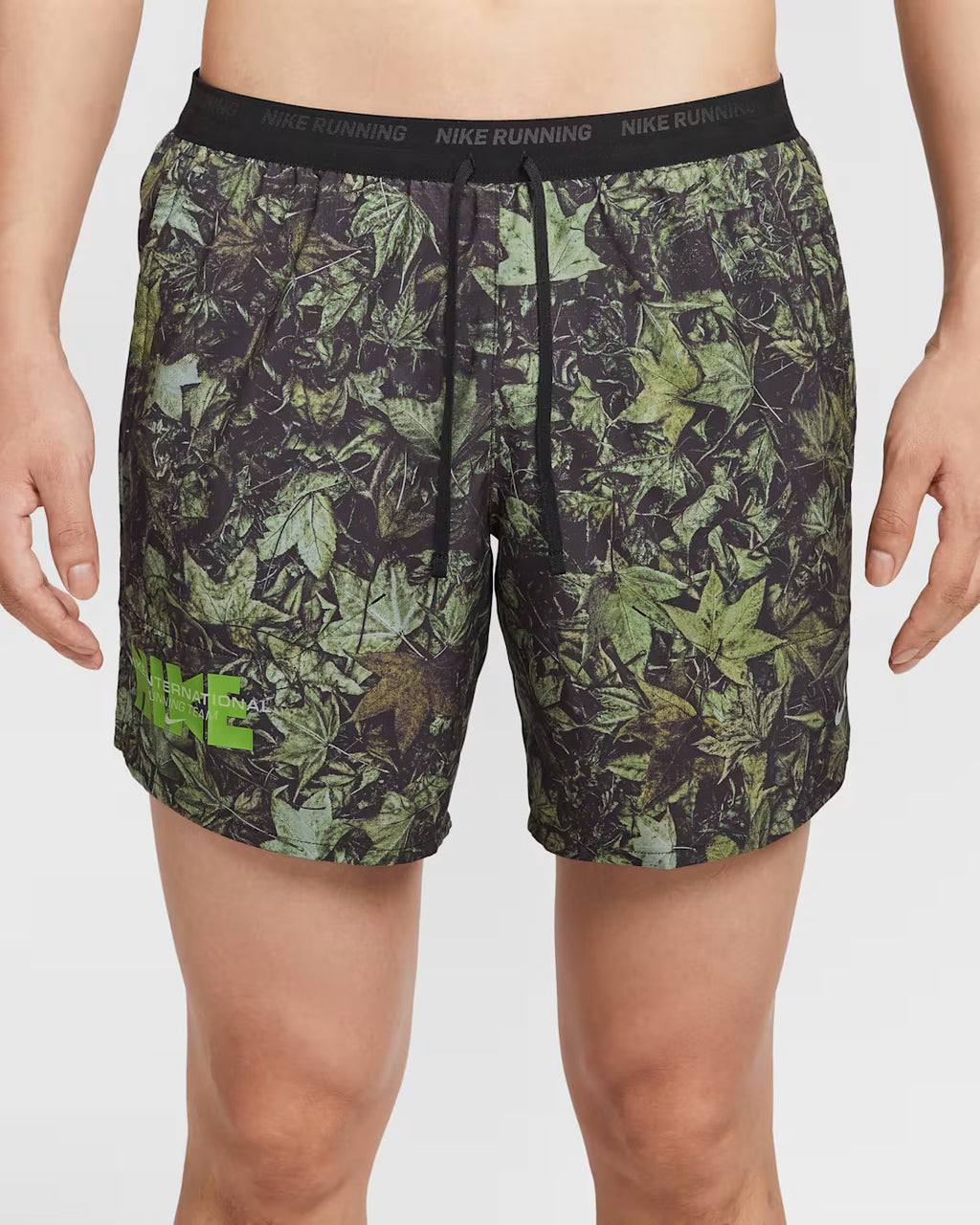 Nike Dri-FIT Stride 7 Inch Brief-lined Printed Men's Short - Green/Black