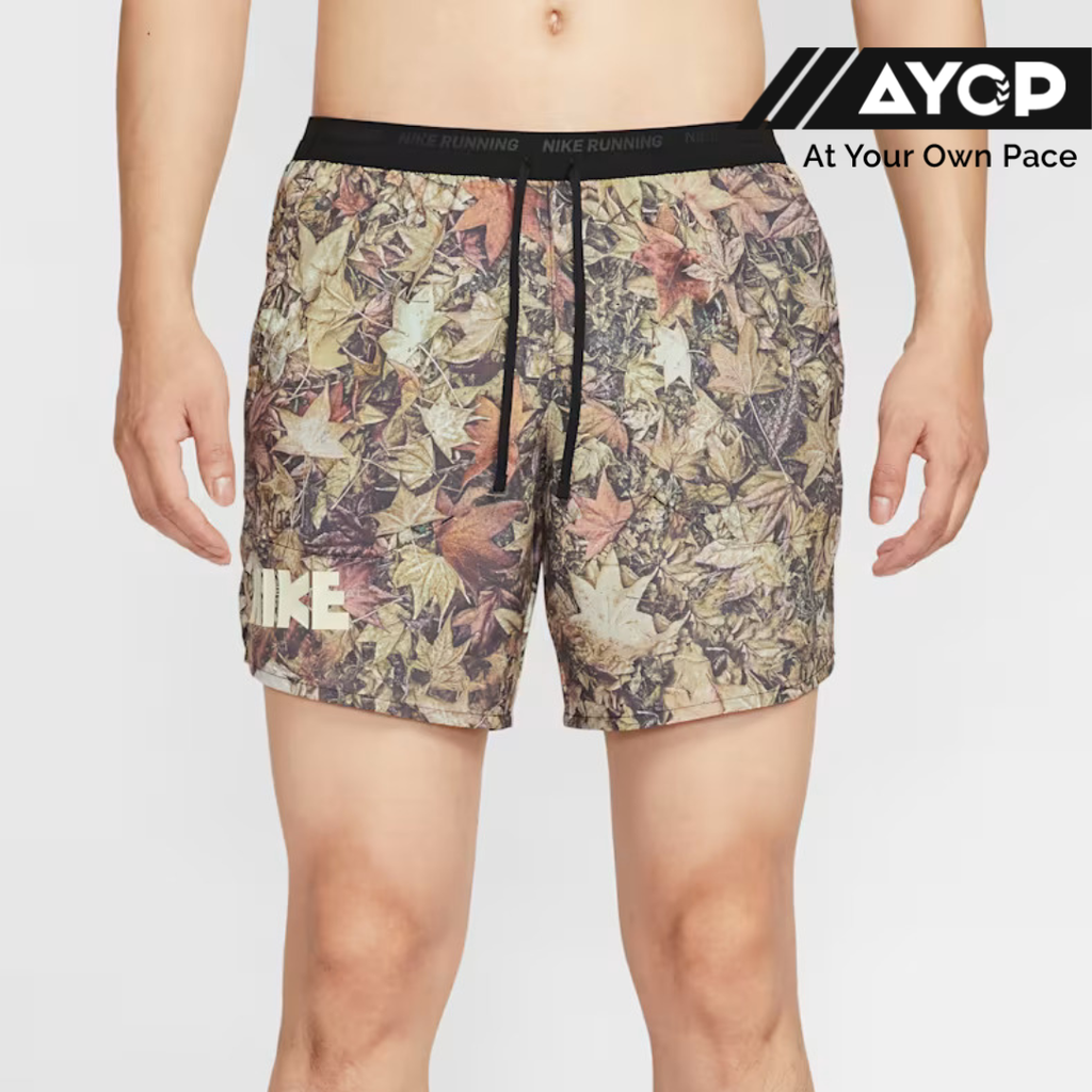 Nike Dri-FIT Stride 7 Inch Brief-lined Men's Short - Maple/Black