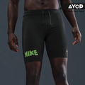 Nike Dri-FIT Fast 1/2 Length Men's Running Tights - Seaweed