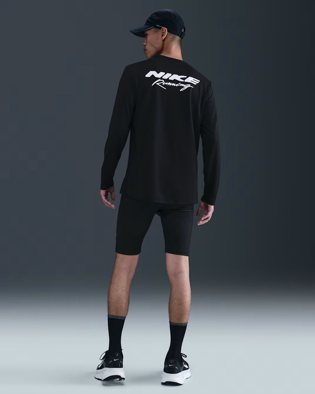 Nike Dri-FIT UV Miler Men's Long Sleeve - Black