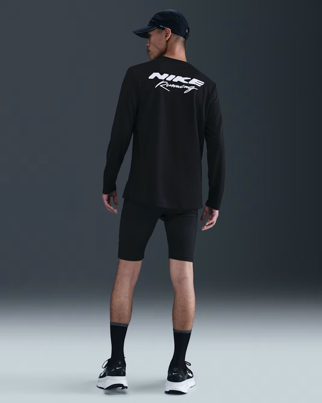 Nike Dri-FIT UV Miler Men's Long Sleeve - Black