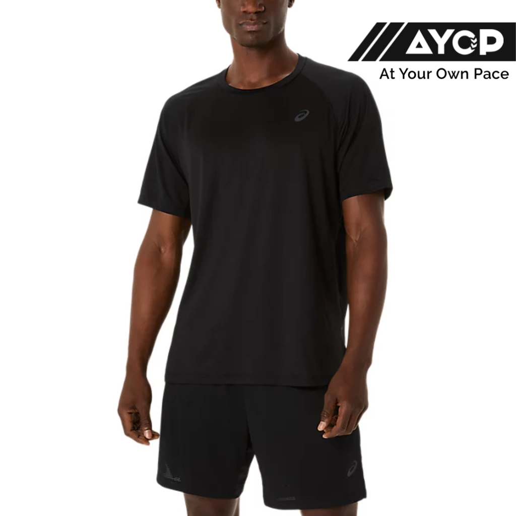 Asics Actibreeze Vented Performance Men's Short Sleeve - Black