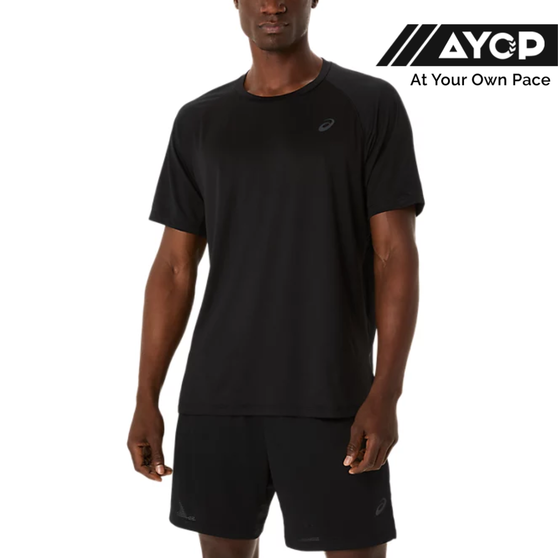Asics Actibreeze Vented Performance Men's Short Sleeve - Black