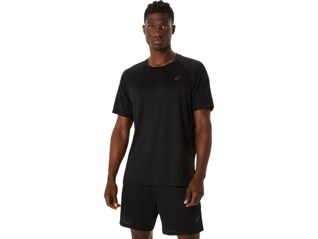 Asics Actibreeze Vented Performance Men's Short Sleeve - Black