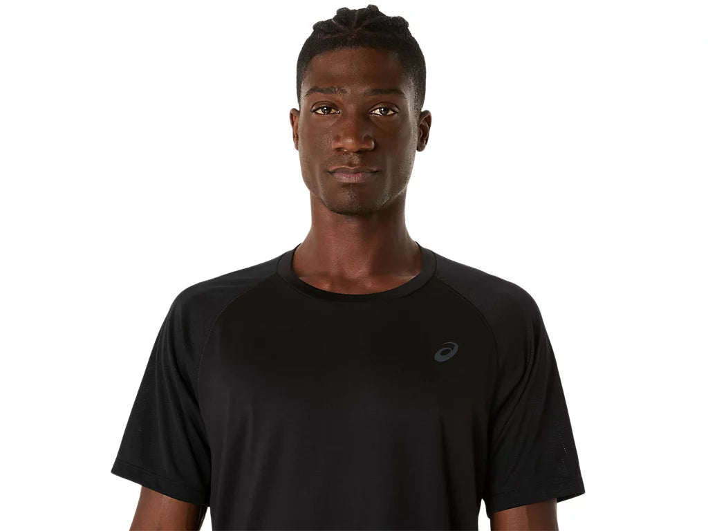Asics Actibreeze Vented Performance Men's Short Sleeve - Black