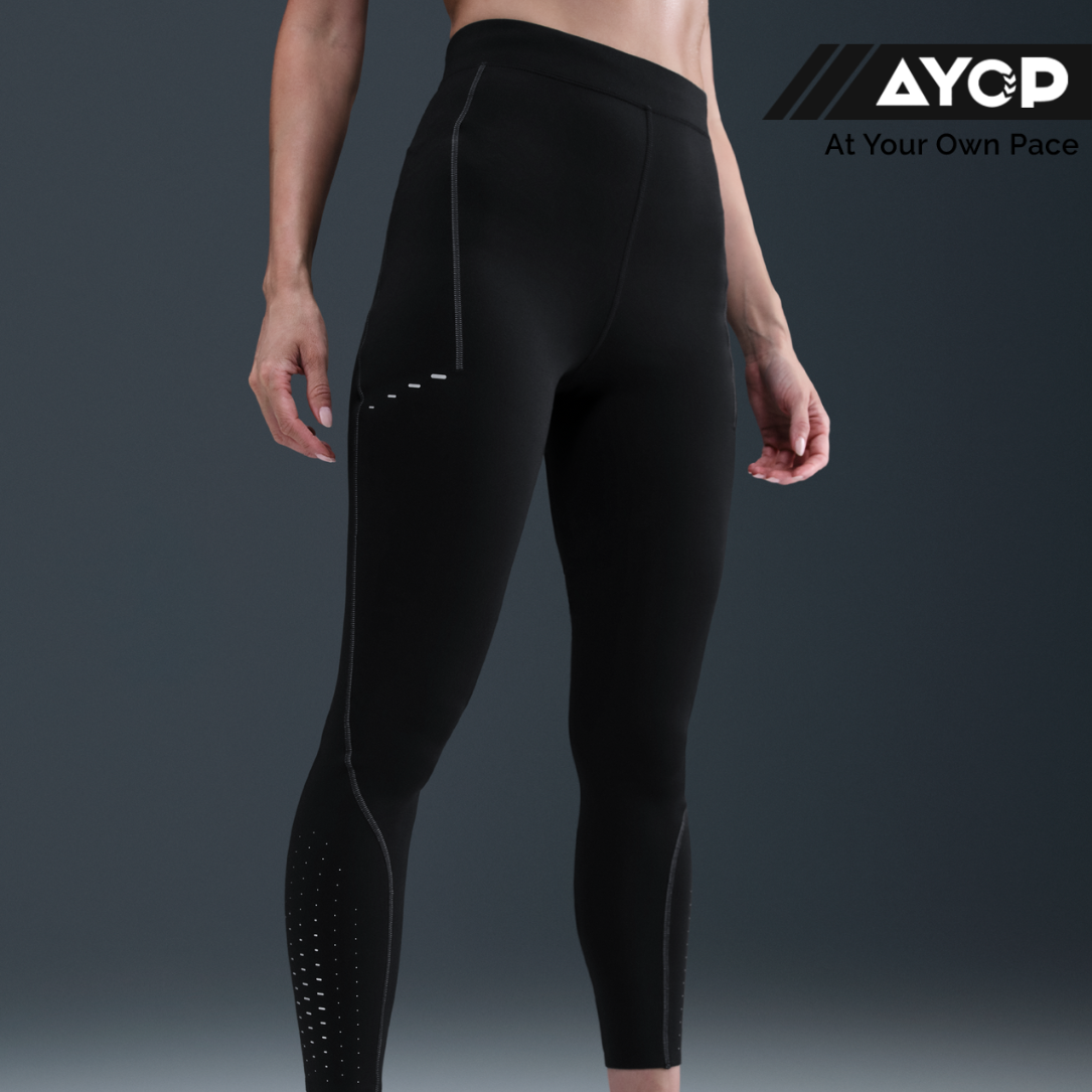 Nike Swift High-Waisted 7/8 Women's Running Legging With Reflective - Black