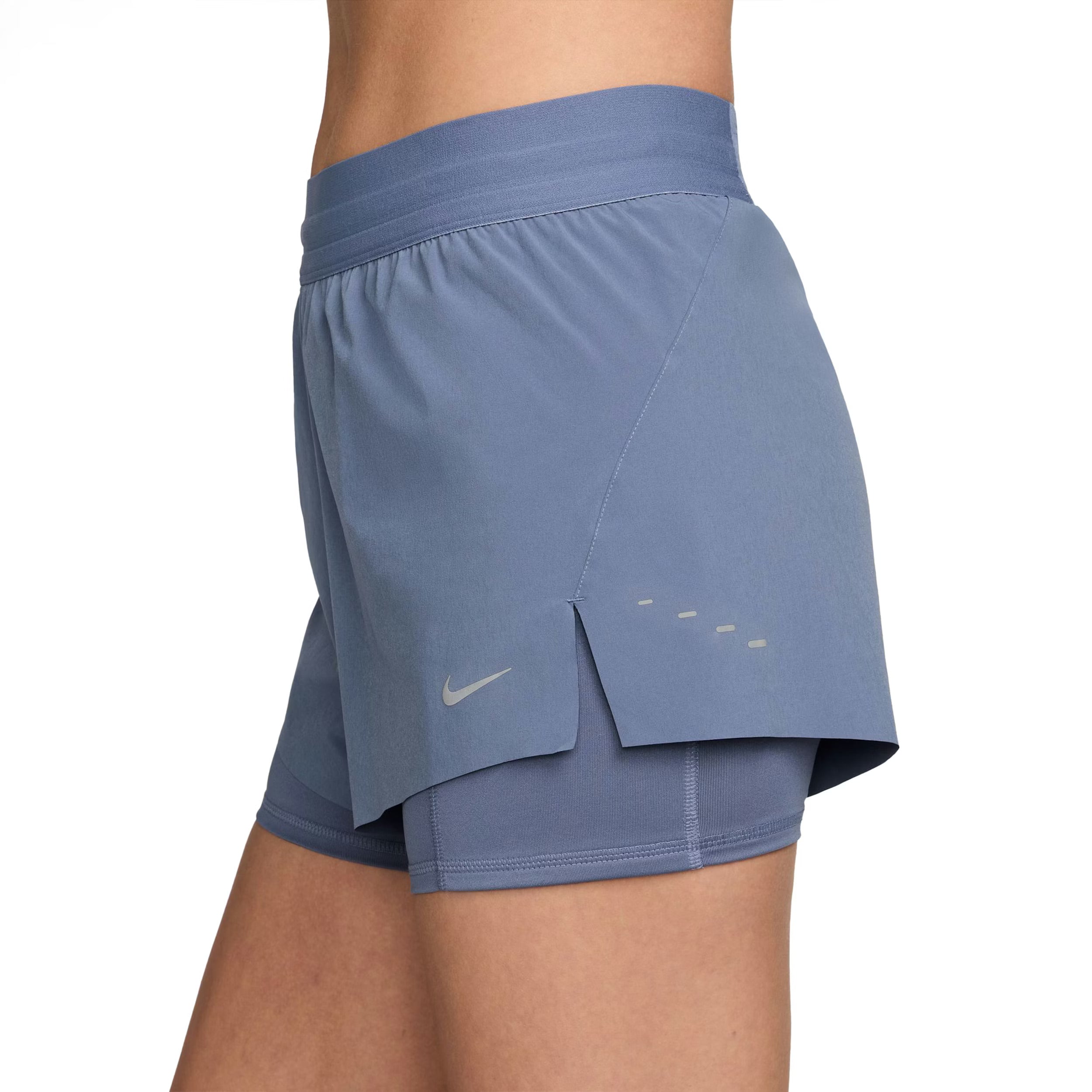 Nike Dri-FIT Swift Mid Rise 2-in-1 Women's Running Short - World Indigo