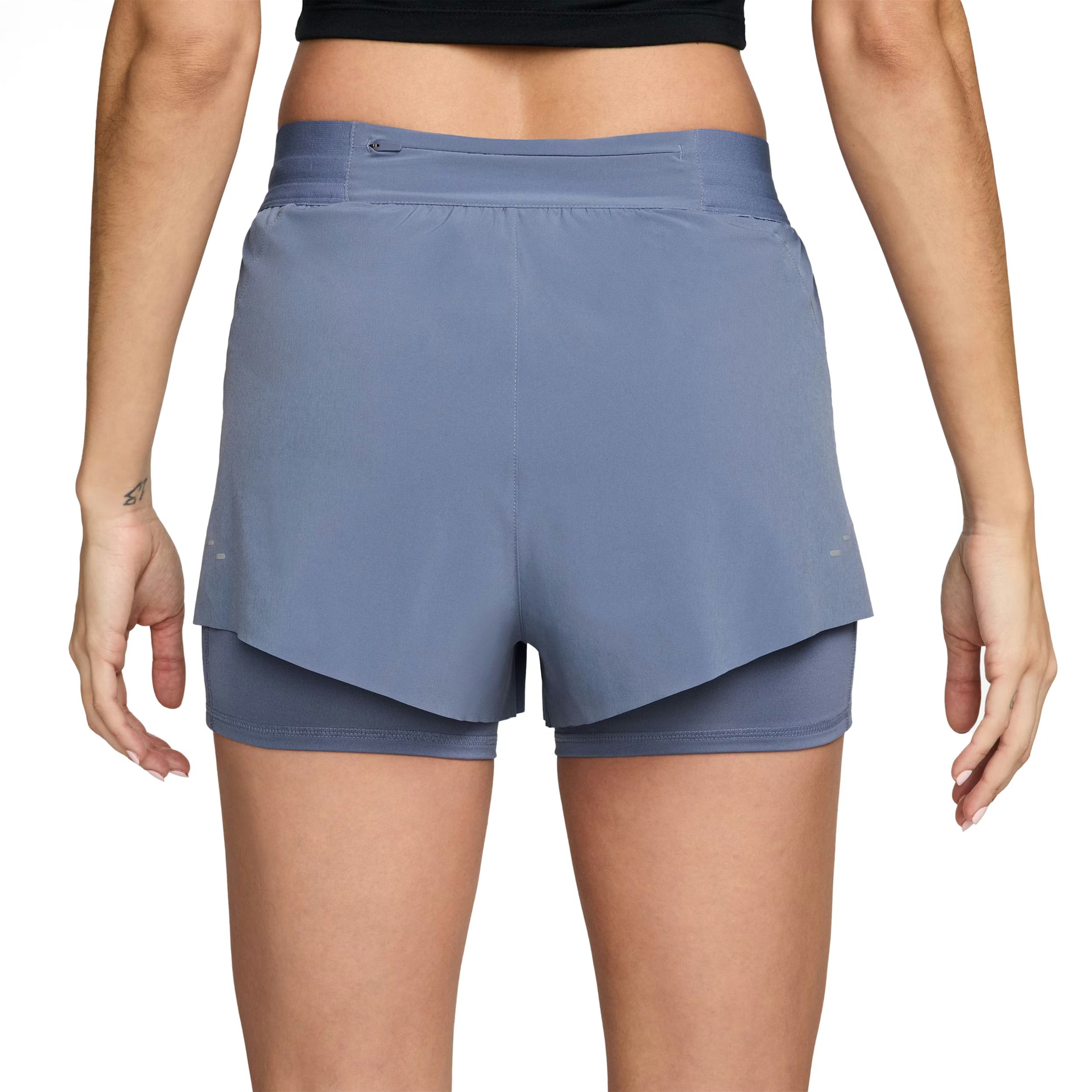 Nike Dri-FIT Swift Mid Rise 2-in-1 Women's Running Short - World Indigo