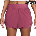 Nike Dri-FIT Swift Mid Rise 2-in-1 Women's Running Short - Sweet Beet