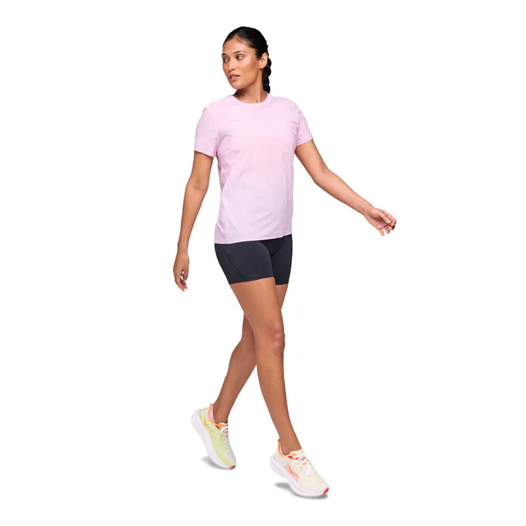 Hoka Airolite Women's Running Short Sleeve - Pink