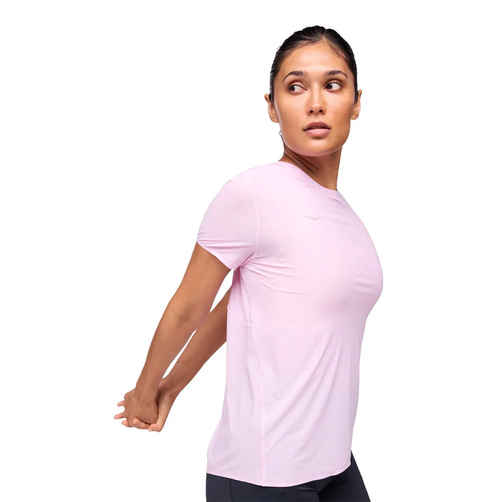 Hoka Airolite Women's Running Short Sleeve - Pink