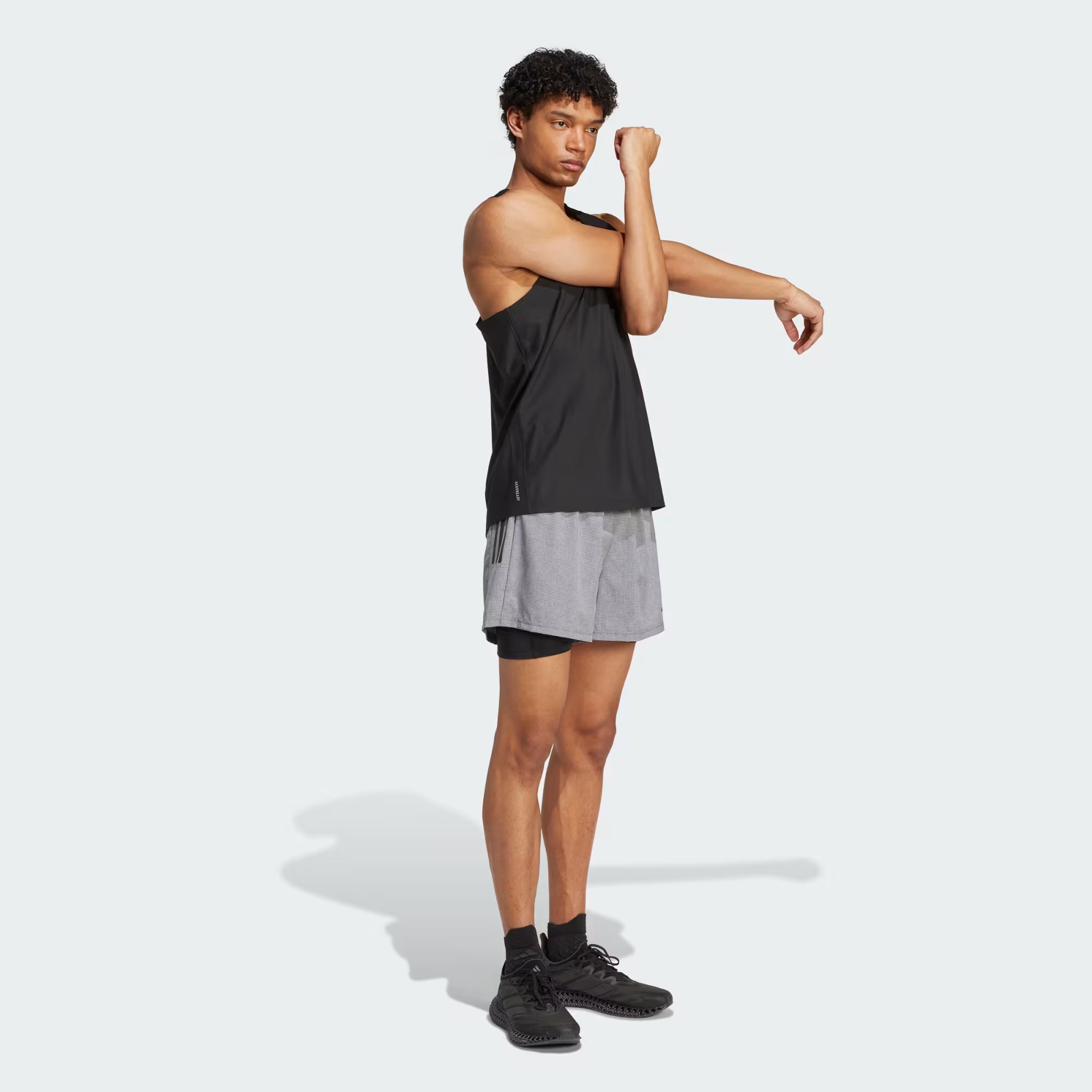 Adidas OTW Climacool 2-in-1 5 Inch Men's Shorts - Grey Six