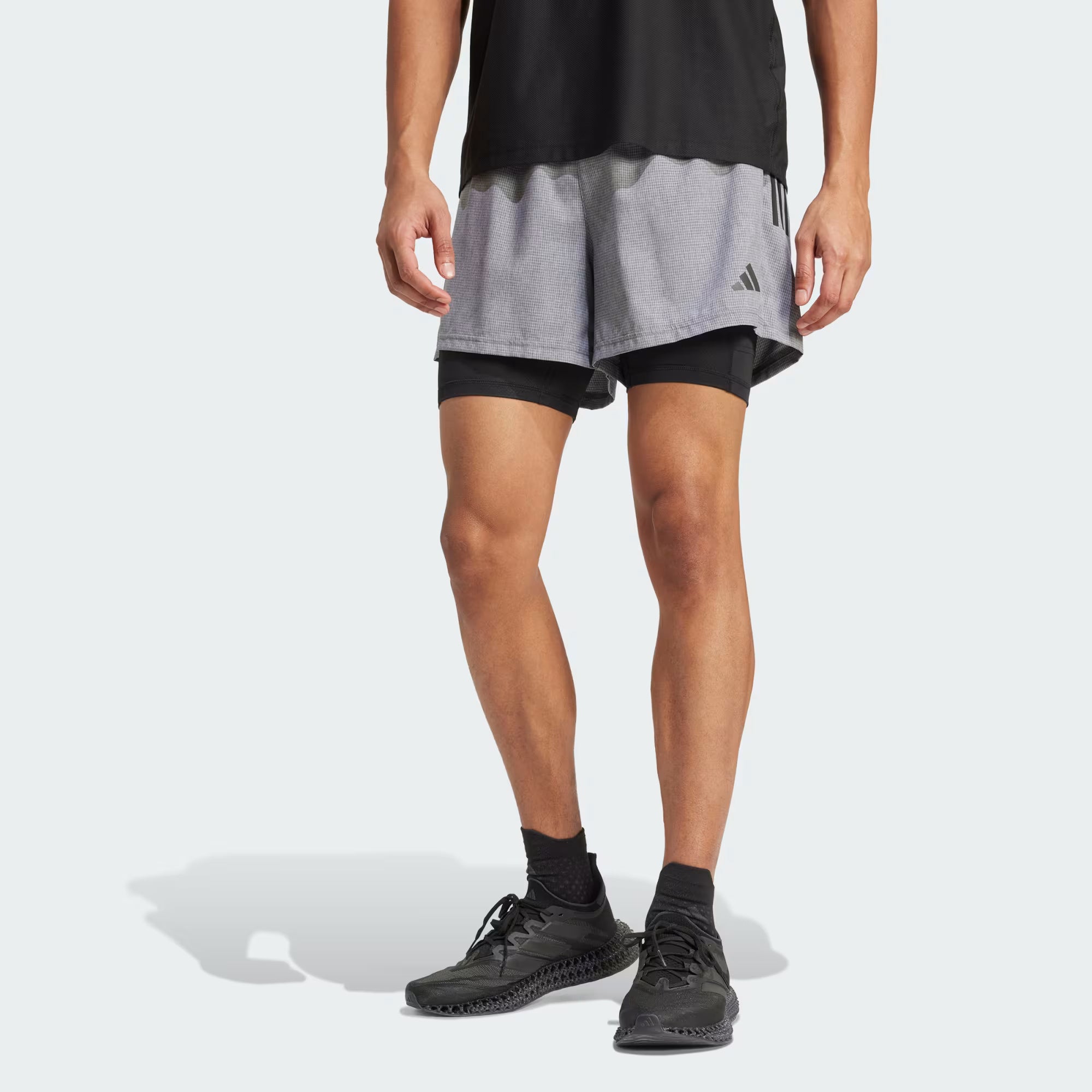 Adidas OTW Climacool 2-in-1 5 Inch Men's Shorts - Grey Six