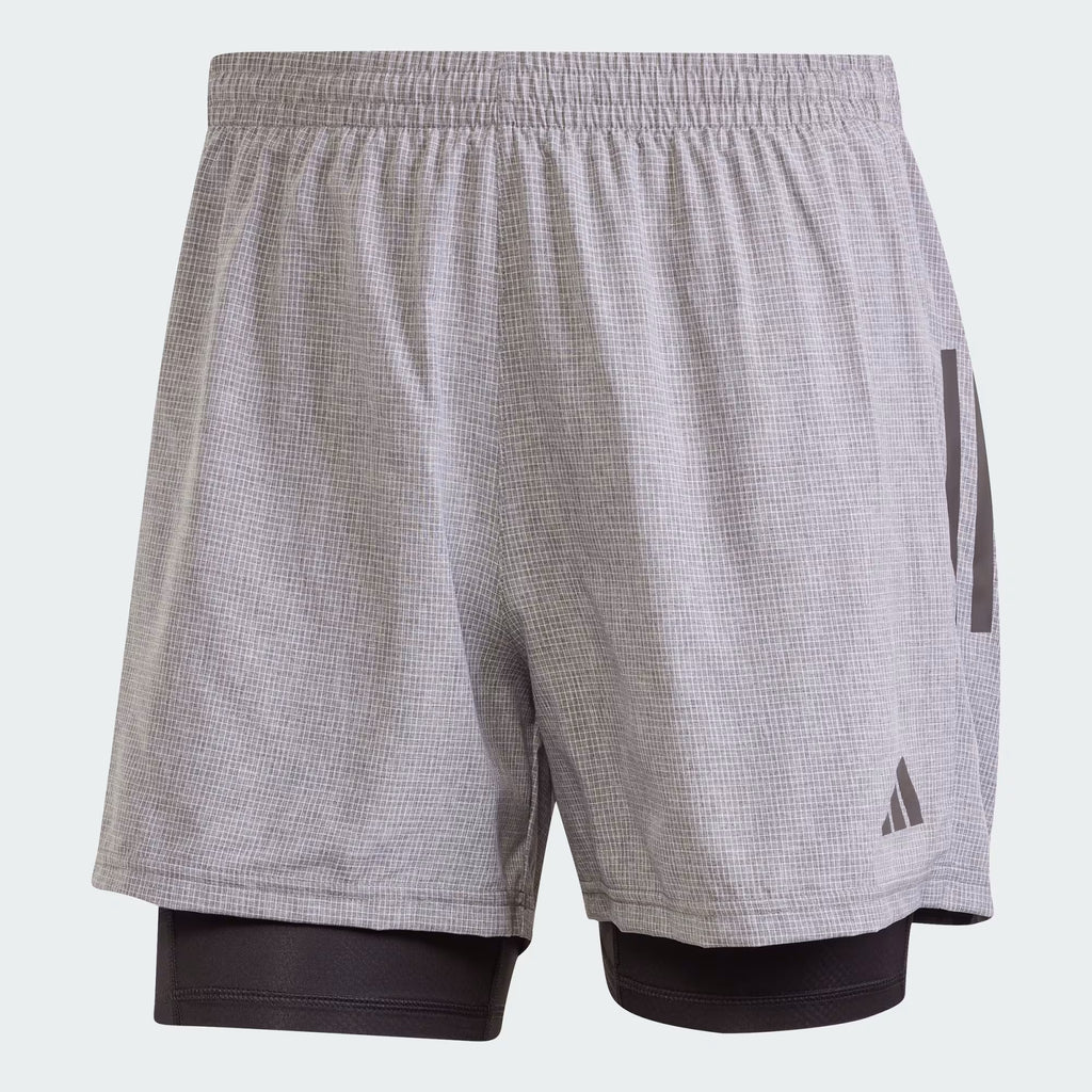 Adidas OTW Climacool 2-in-1 5 Inch Men's Shorts - Grey Six