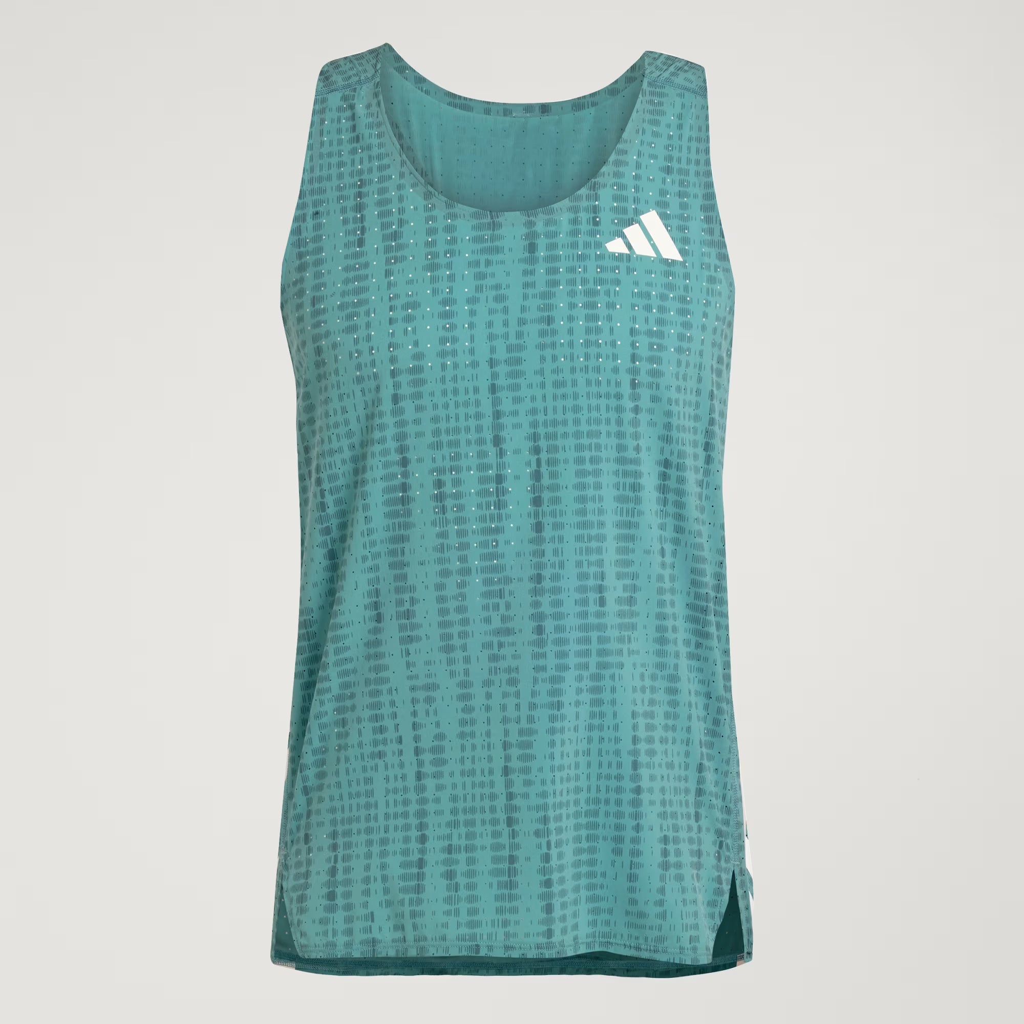 Adidas Adizero Men's Singlet - Turqoise