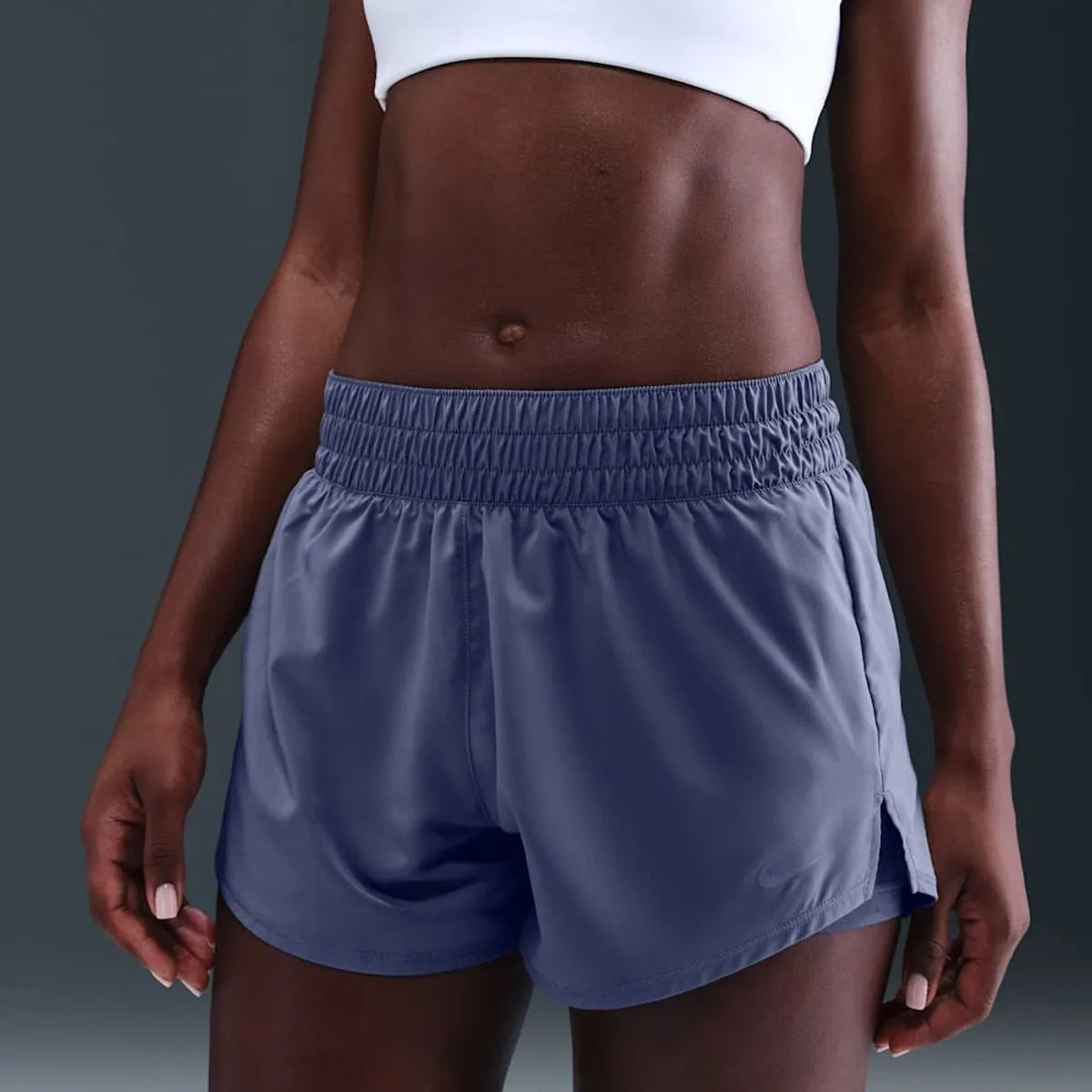 Nike Dri-FIT Swift Mid Rise 3 Inch 2-in-1 Women's Running Short - World Indigo