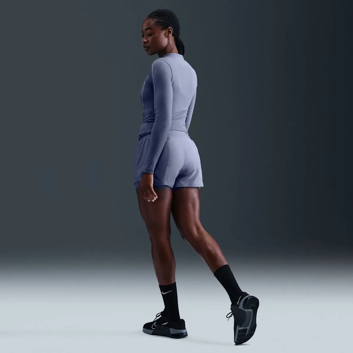 Nike Dri-FIT Swift Mid Rise 3 Inch 2-in-1 Women's Running Short - World Indigo