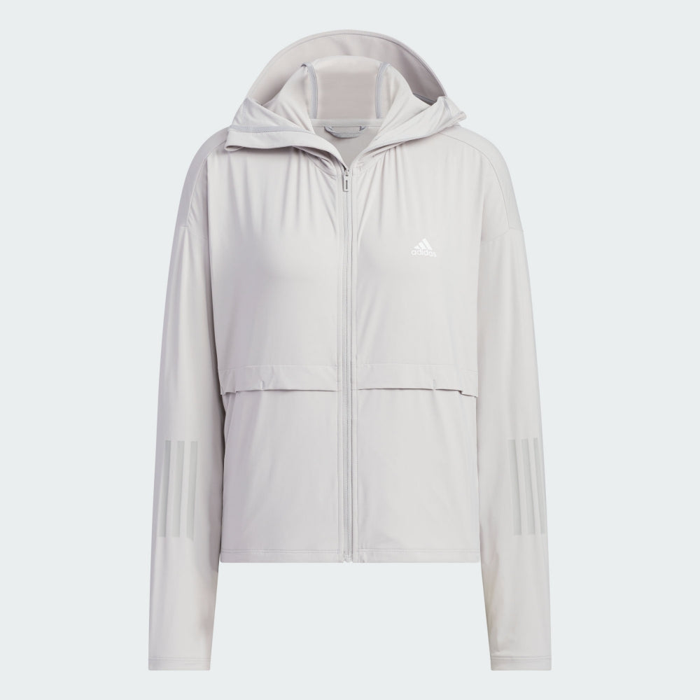 Adidas Sun Protection Sports Casual Loose Women's Jackets - Greytwo