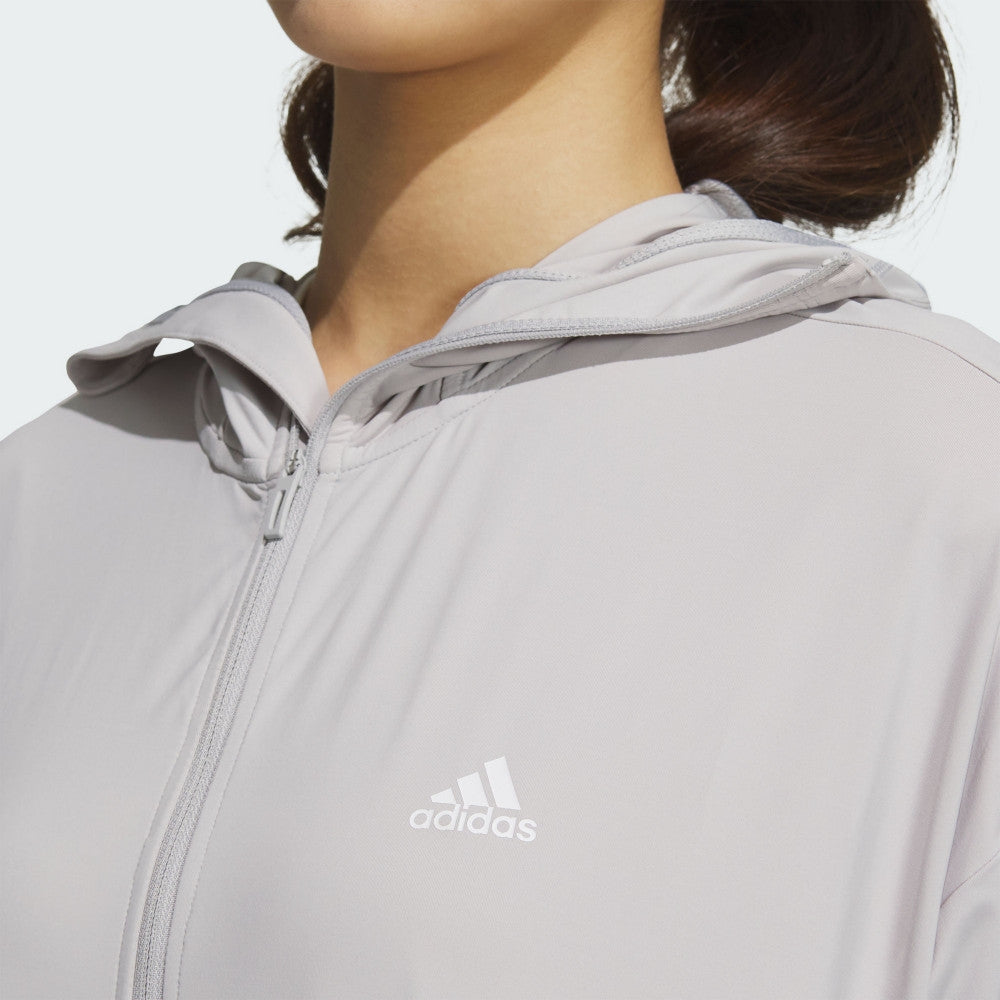 Adidas Sun Protection Sports Casual Loose Women's Jackets - Greytwo