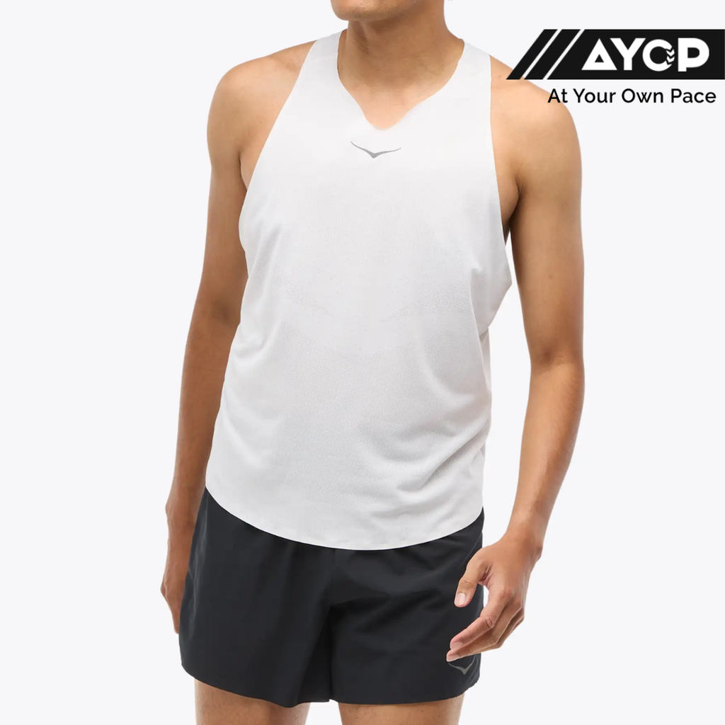 Hoka Race Day Men's Singlet - White