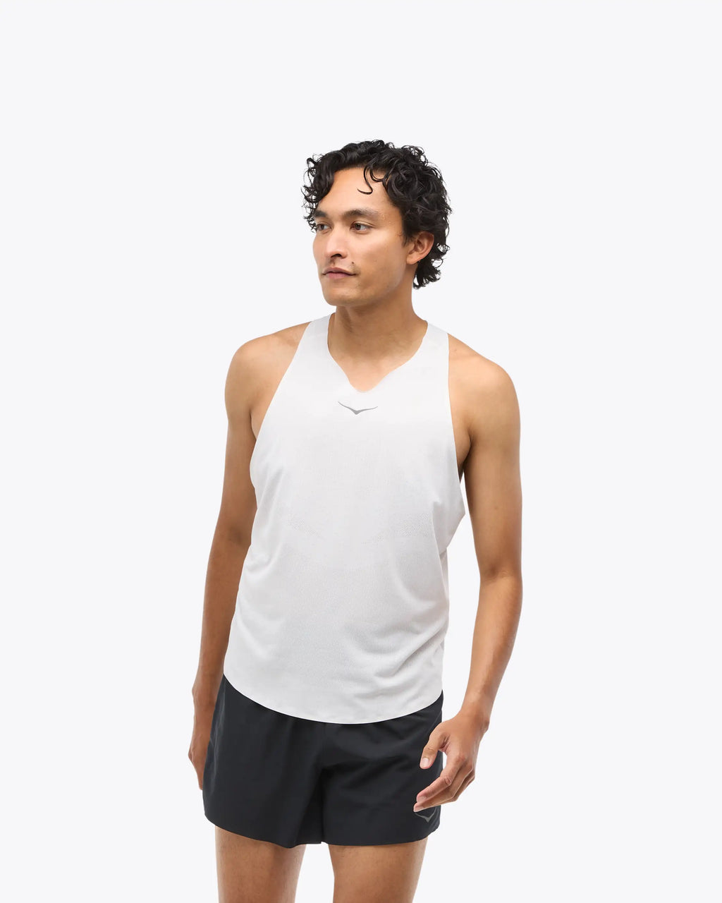 Hoka Race Day Men's Singlet - White