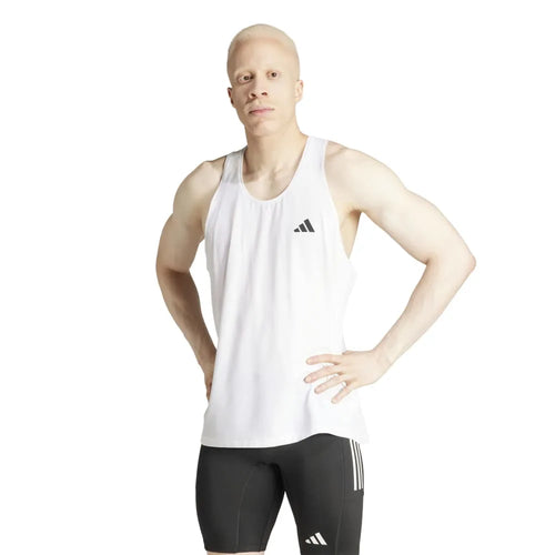 Adidas Own The run Men's Running Tank Top - White