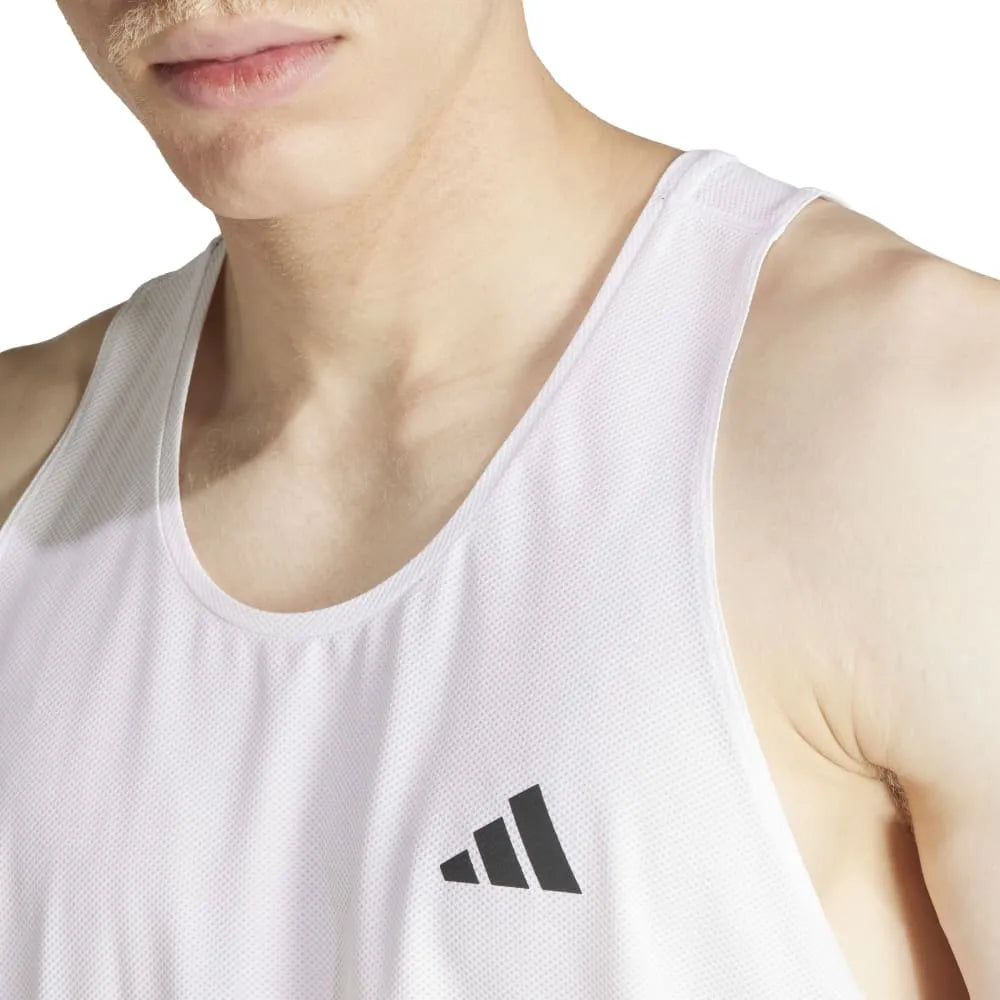 Adidas Own The run Men's Running Tank Top - White