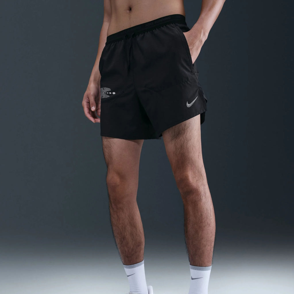 Nike Dri-FIT Stride Brief-lined 5-inch Men's Runing Shorts - Black