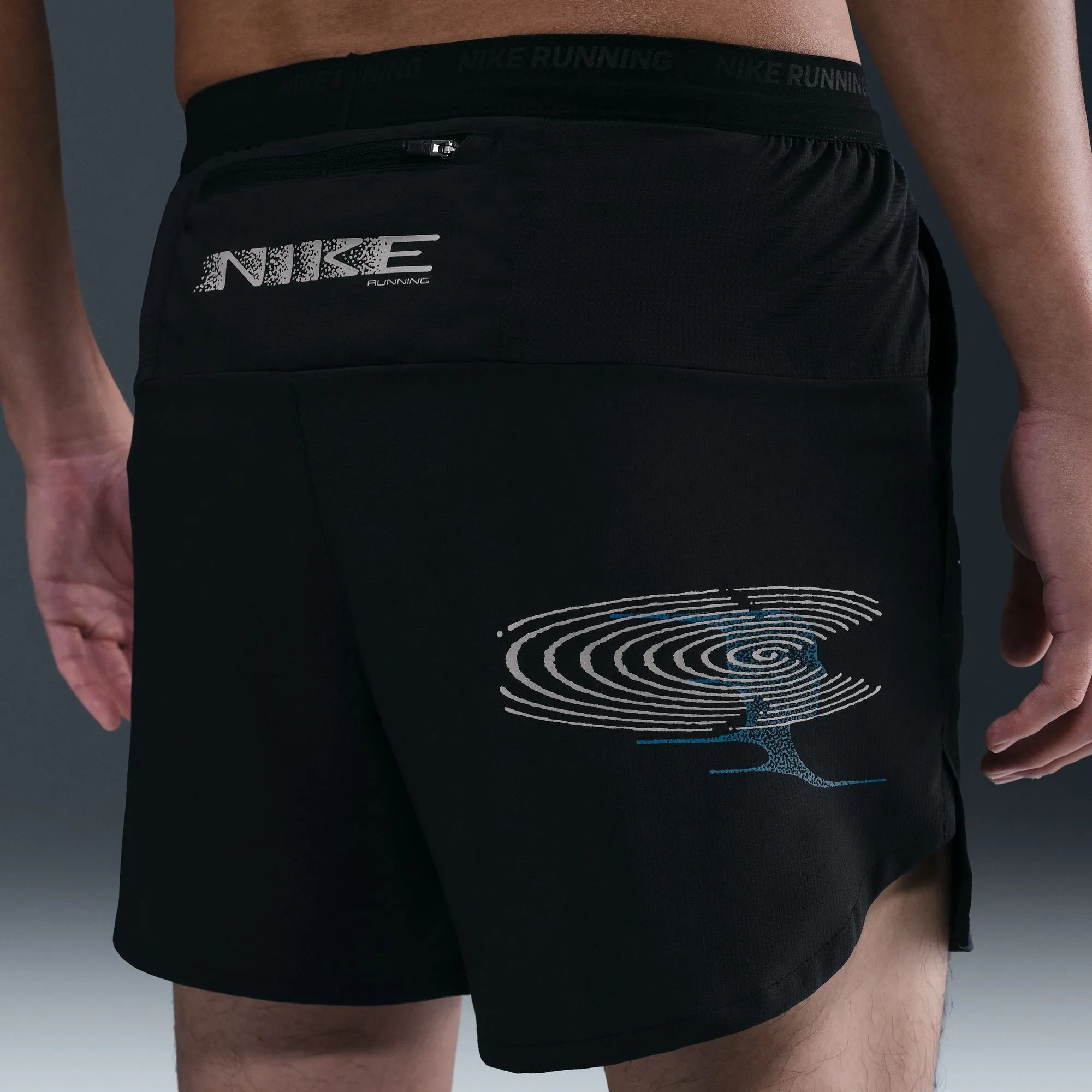 Nike Dri-FIT Stride Brief-lined 5-inch Men's Runing Shorts - Black