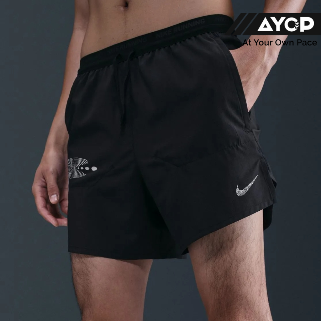 Nike Dri-FIT Stride Brief-lined 5-inch Men's Runing Shorts - Black