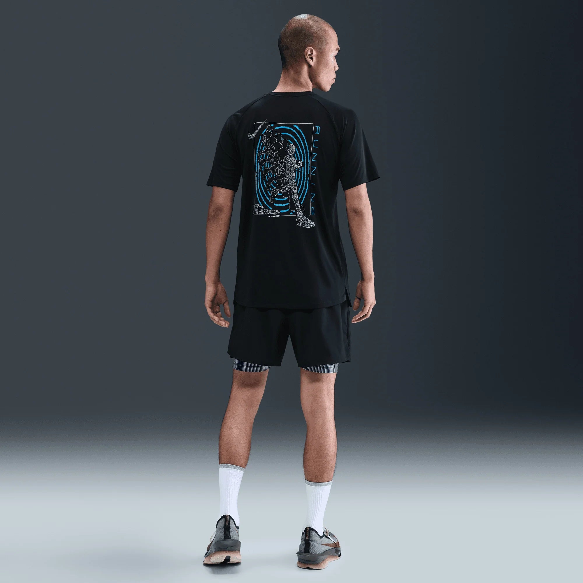 Nike Dri-FIT Stride ADV Short Sleeve Men's Running Top - Black