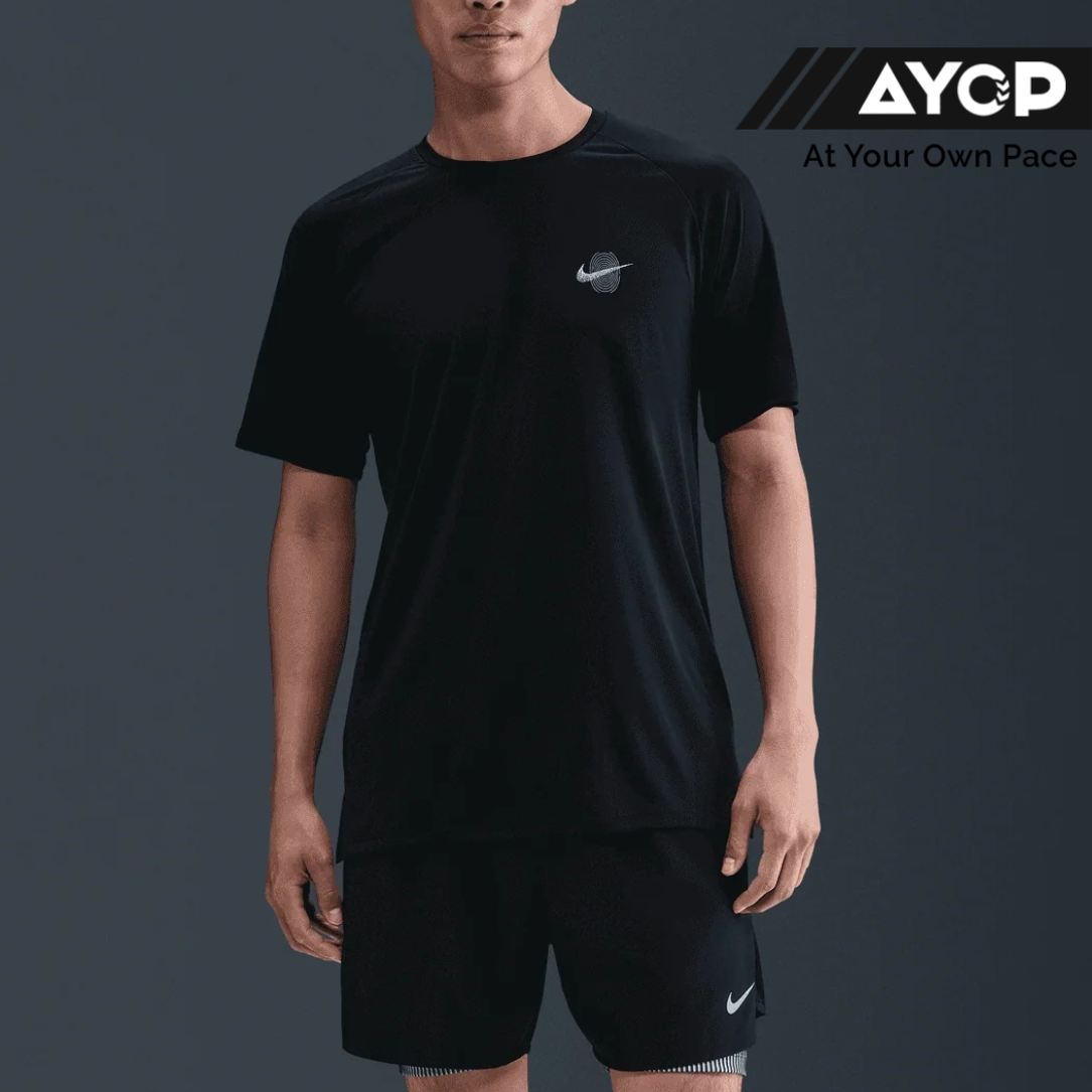 Nike Dri-FIT Stride ADV Short Sleeve Men's Running Top - Black