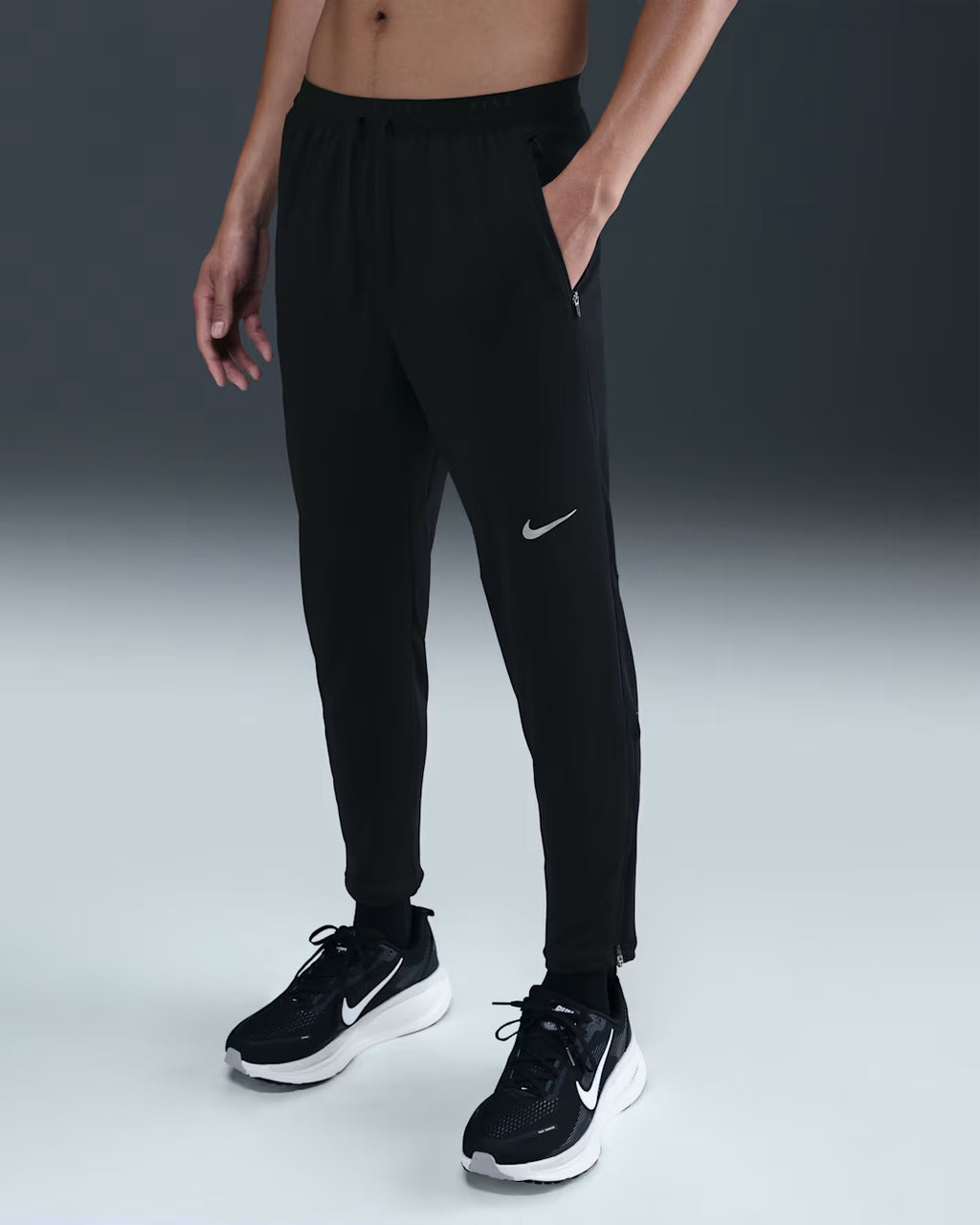 Nike Dri-FIT Stride Knit Men's Running Pants - Black