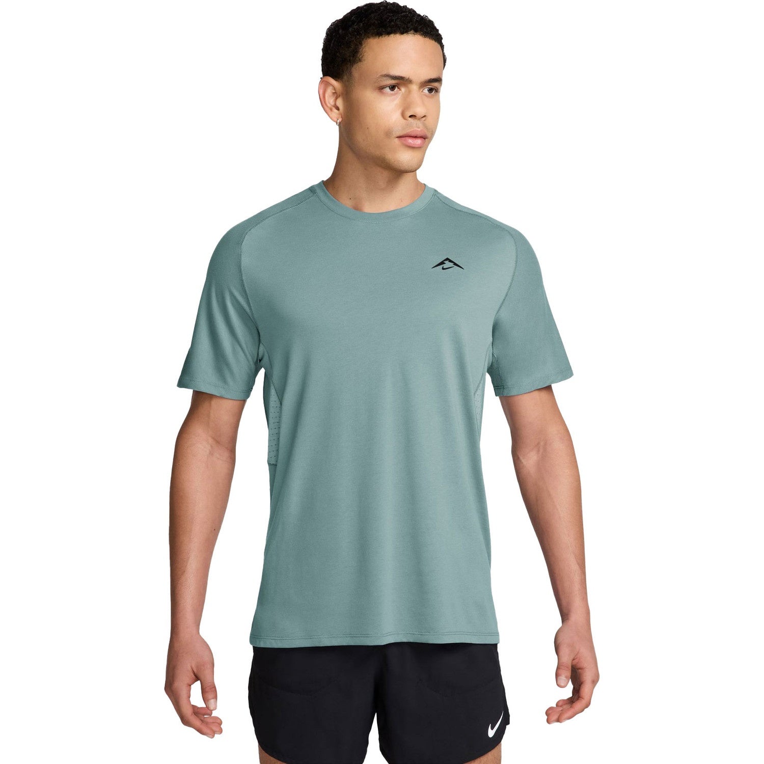 Nike Dri-FIT Solar Chase ADV Short Sleeve Men's Running Top - Cannon