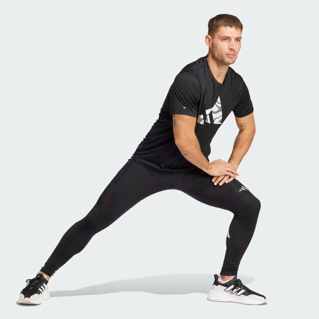 Adidas Run It Men's Running Legging - Black