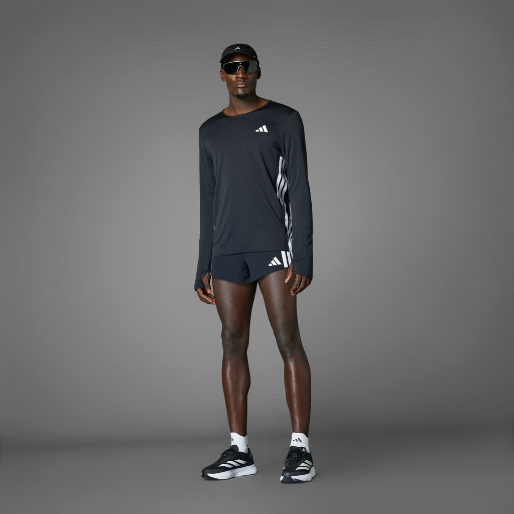 Adidas Adizero Running Long Sleeve Men's Running Top - Black