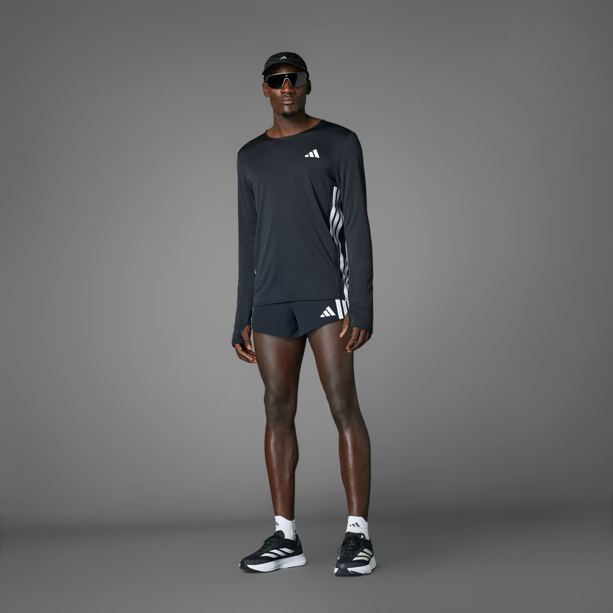 Adidas Adizero Running Long Sleeve Men's Running Top - Black