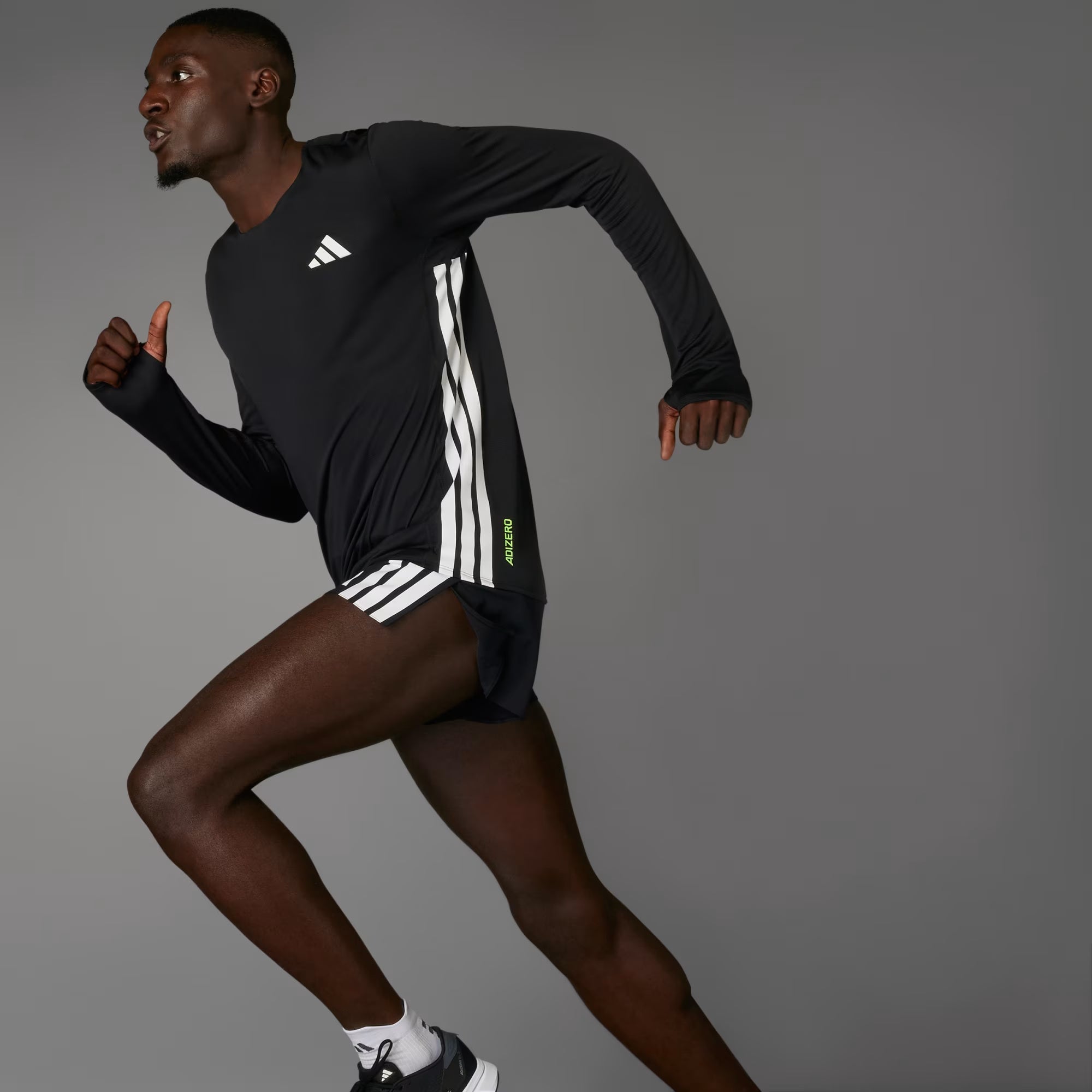 Adidas Adizero Running Long Sleeve Men's Running Top - Black