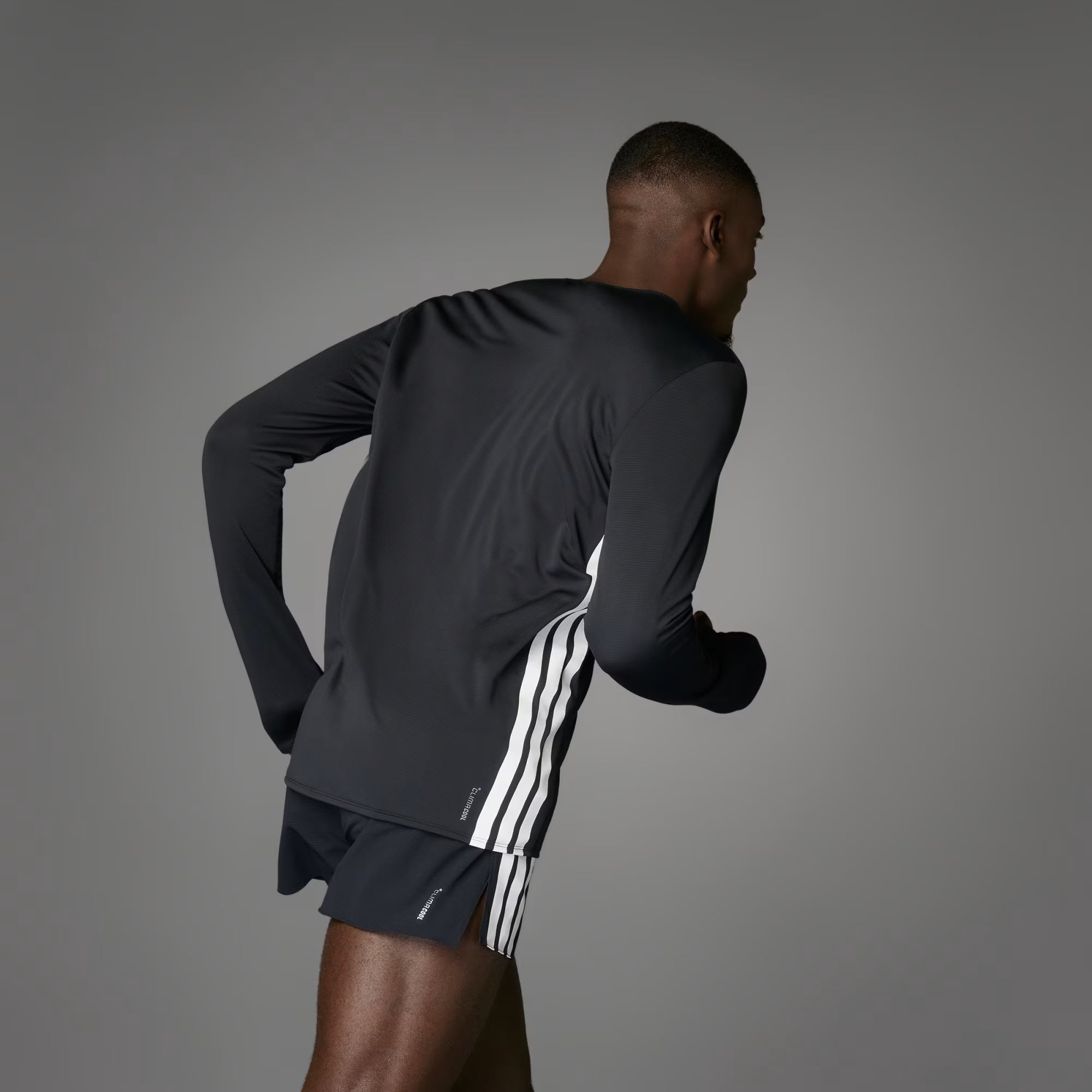 Adidas Adizero Running Long Sleeve Men's Running Top - Black
