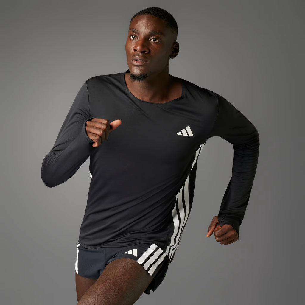 Adidas Adizero Running Long Sleeve Men's Running Top - Black