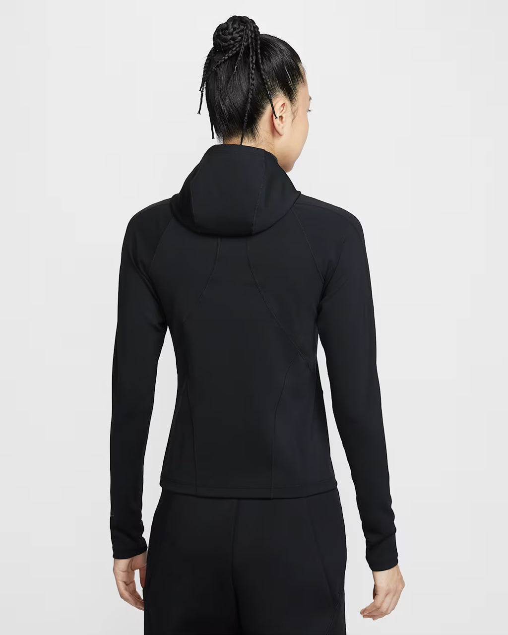 Nike Dri-FIT Universa Slim Hooded Long Sleeve Women's Running Top - Black