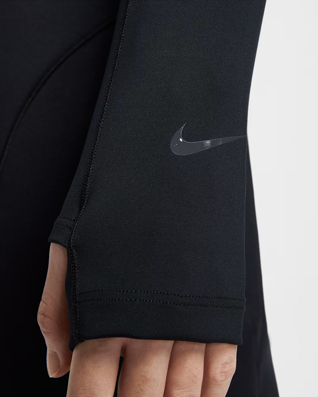 Nike Dri-FIT Universa Slim Hooded Long Sleeve Women's Running Top - Black