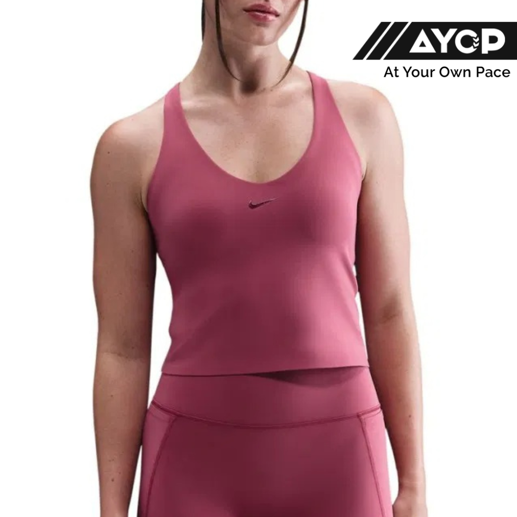 Nike Universa Medium Support Padded Women's Sport Bra - Sweet Beet