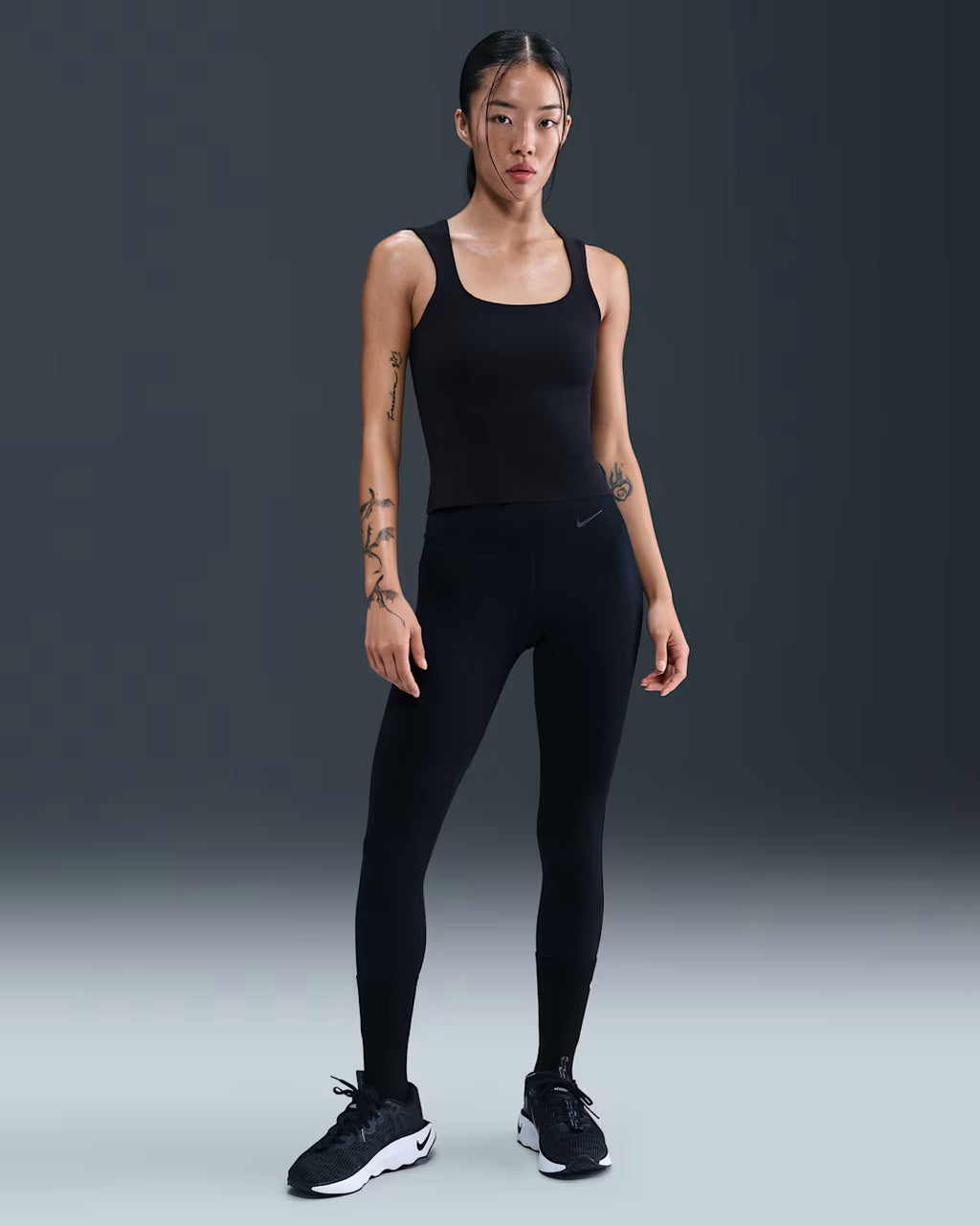 Nike One High-Waisted 7/8 Women's Running Leggings - Black